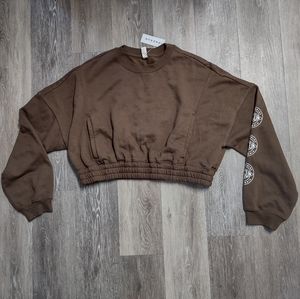 Cropped sweatshirt Size Large